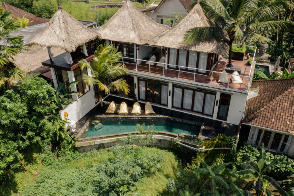 sky view of Basundari Retreat Center